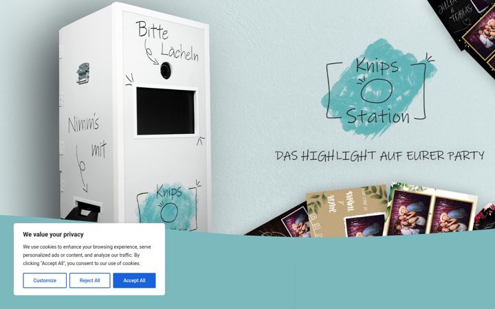 Screenshot of knipsstation.de