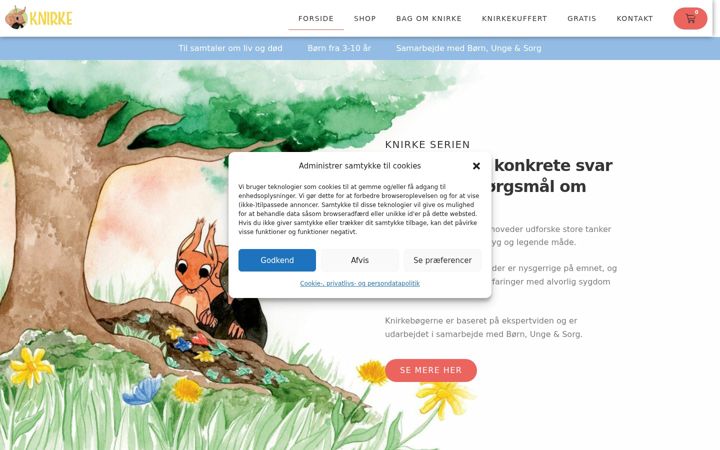 Screenshot of knirke.com