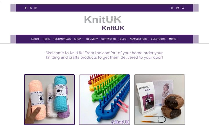 Screenshot of knituk.com