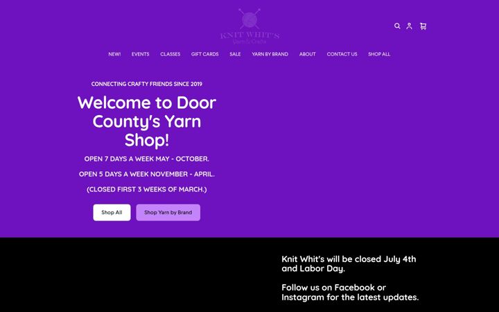 Screenshot of knitwhitsyarnshop.com