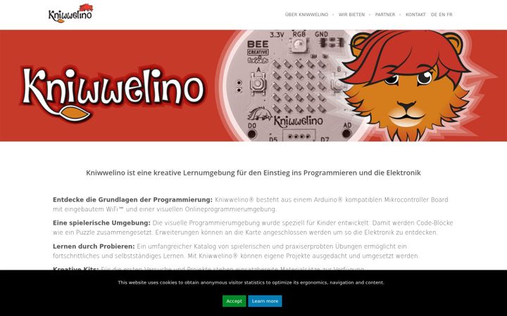 Screenshot of kniwwelino.lu