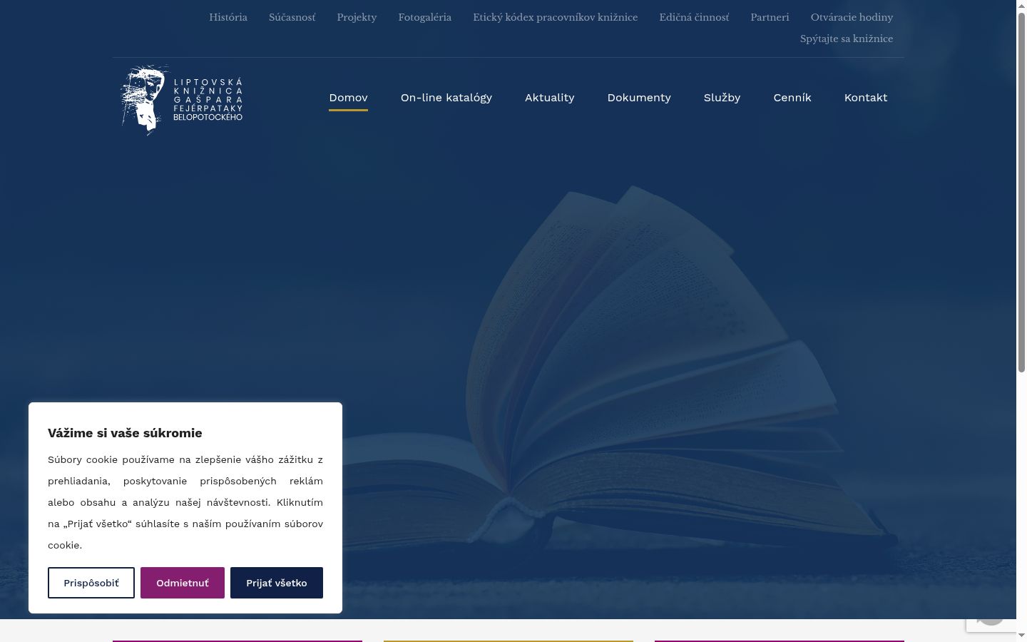 Screenshot tal-banner tal-kunsens muri qabel kwalunkwe interazzjoni