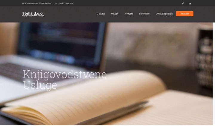 Captura de pantalla de knjigovodstvo-stella.hr