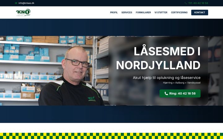 Screenshot of knlaas.dk