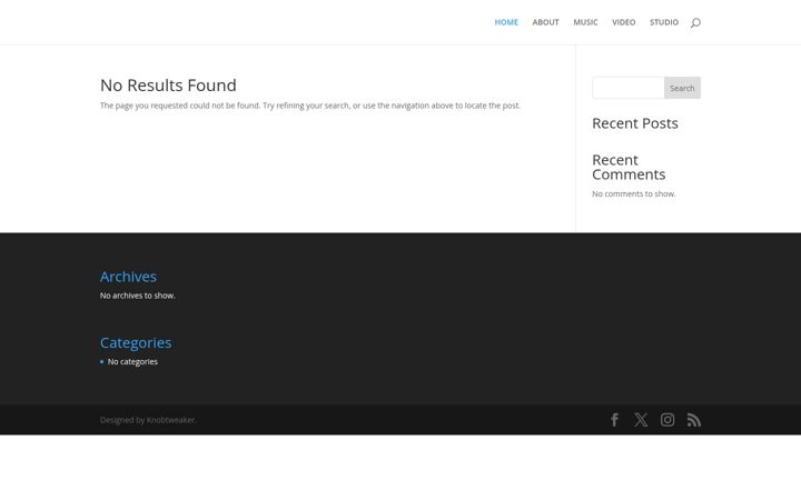 Screenshot of knobtweaker.com
