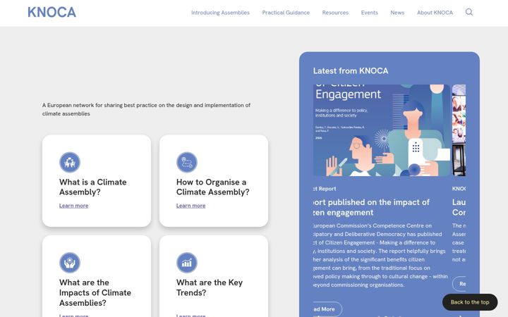 Screenshot of knoca.eu