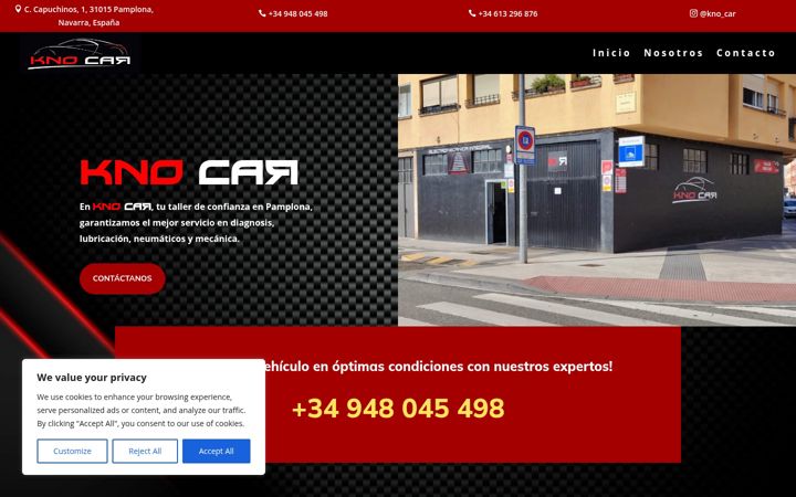 Screenshot of knocar.net