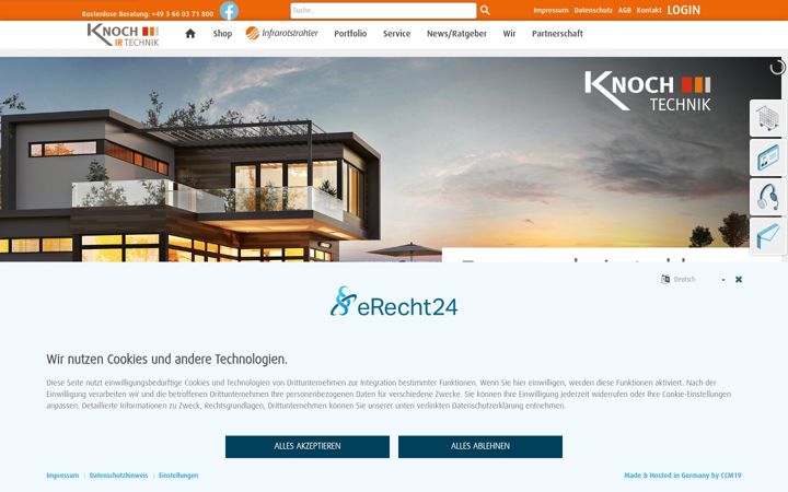 Screenshot of knoch-infrarot.de