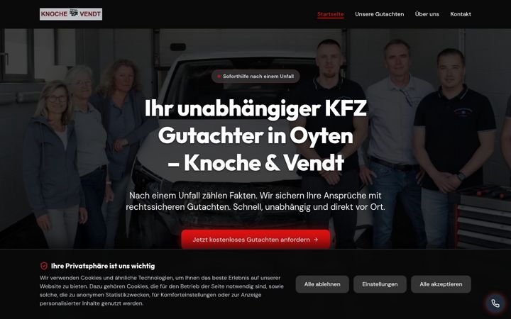 Screenshot of knoche-vendt.de