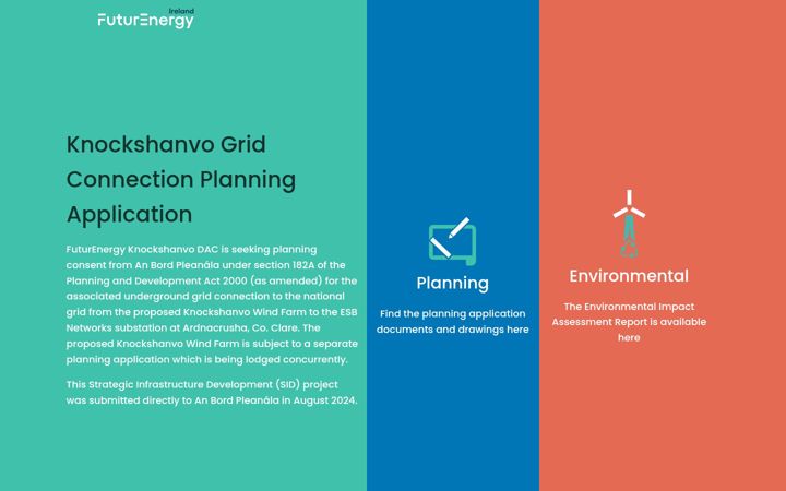 Screenshot of knockshanvogridplanning.ie