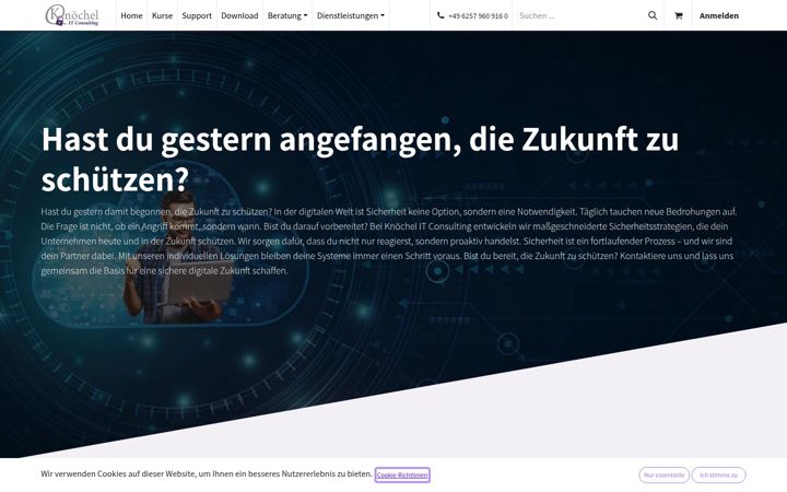 Screenshot of knoechel.eu