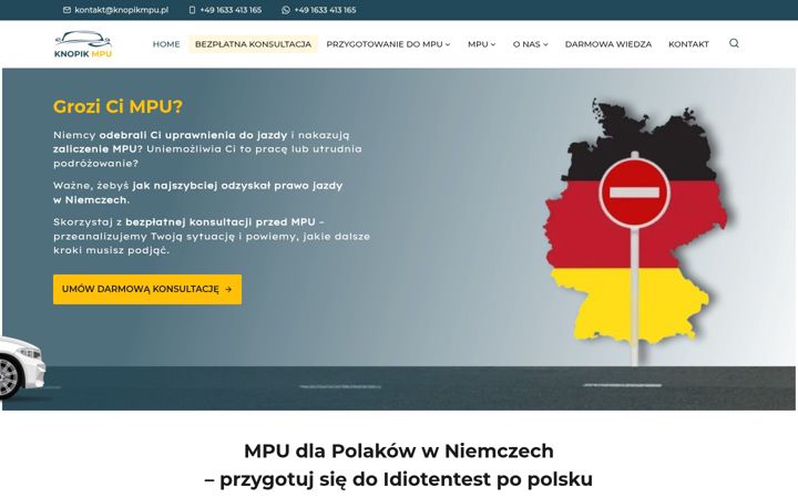Screenshot ta' knopikmpu.pl