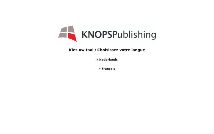 Screenshot of knopspublishing.be