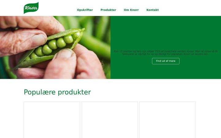 Screenshot di knorr.com