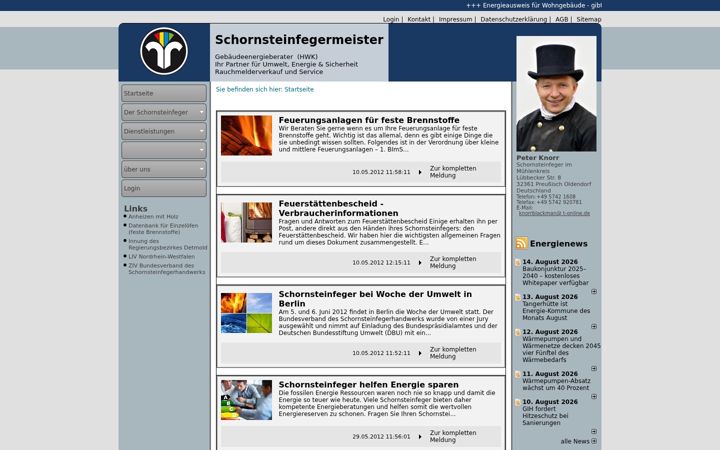 Screenshot of knorrblackman.de