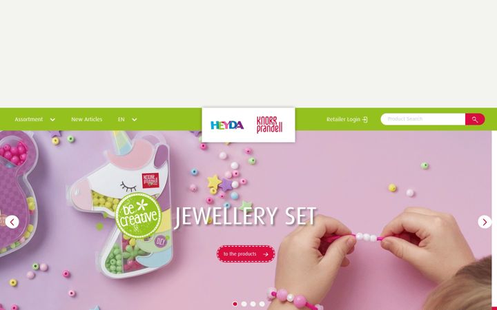 Screenshot of knorrprandell.com