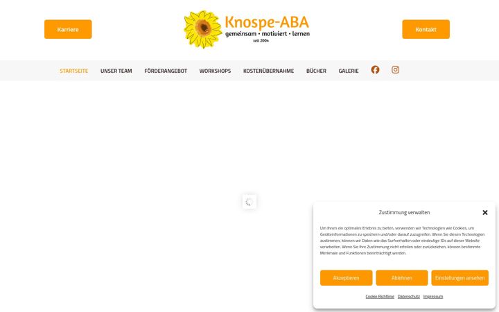 Screenshot of knospe-aba.de