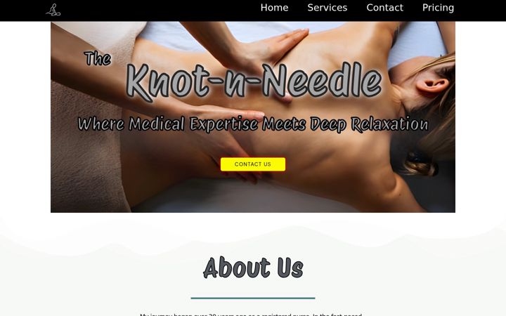 Screenshot of knot-n-needle.com