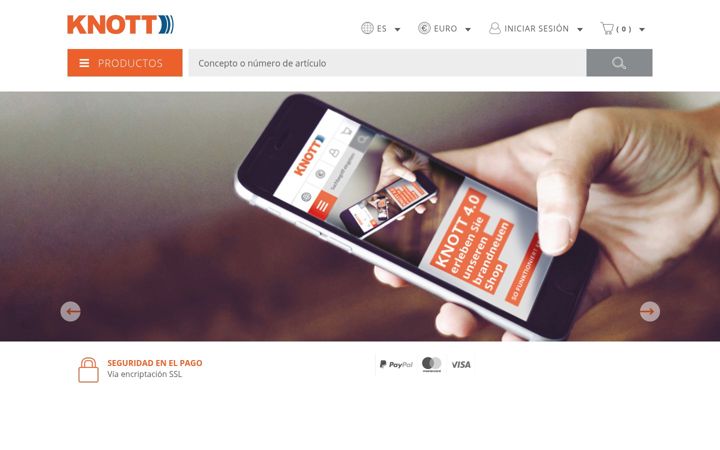 Screenshot of knott-remolque-tienda.es