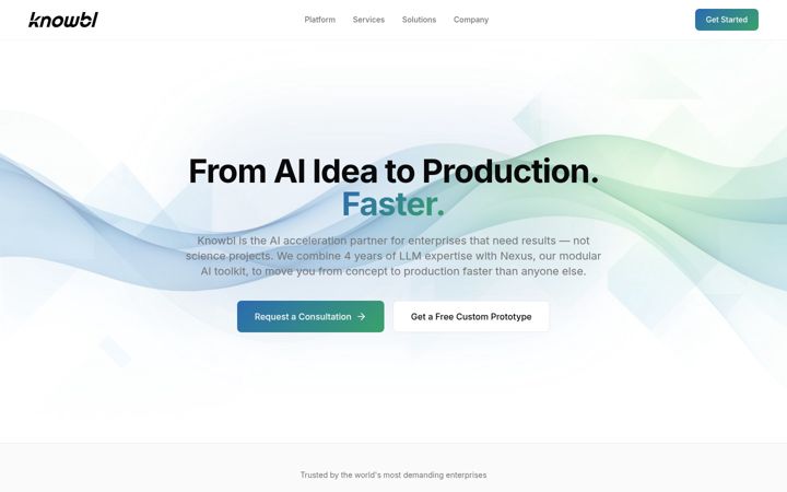 Screenshot of knowbl.com