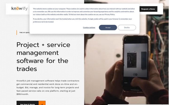 Screenshot of knowify.com