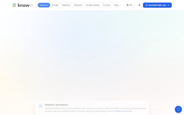 Screenshot of knowit.hr