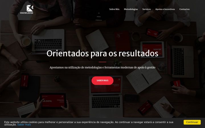 Screenshot of knowledge-consulting.pt