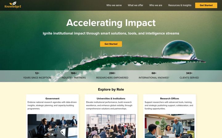 Screenshot of knowledgee.com