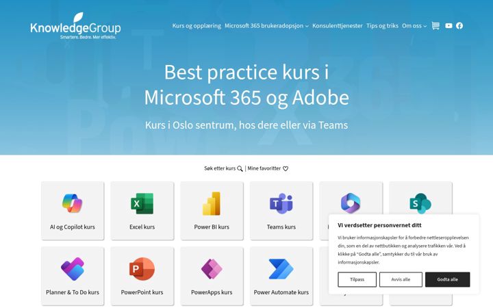 Screenshot of knowledgegroup.no
