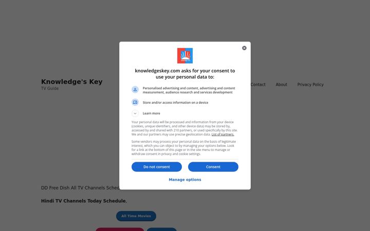 Screenshot of knowledgeskey.com