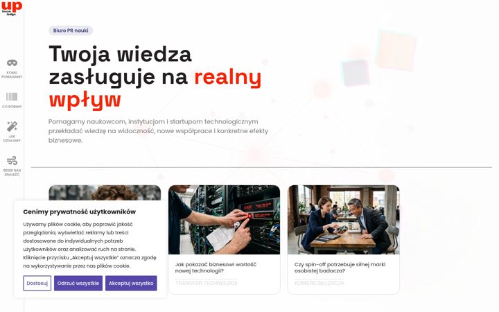Screenshot of knowledgeup.pl