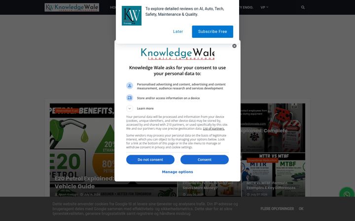 Screenshot of knowledgewale.com