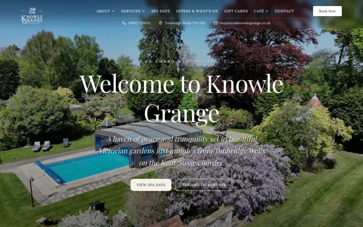 Screenshot of knowlegrange.co.uk