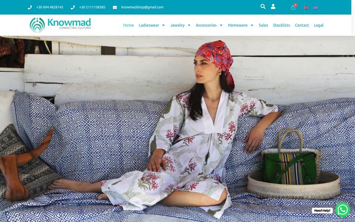 Screenshot of knowmadshop.com