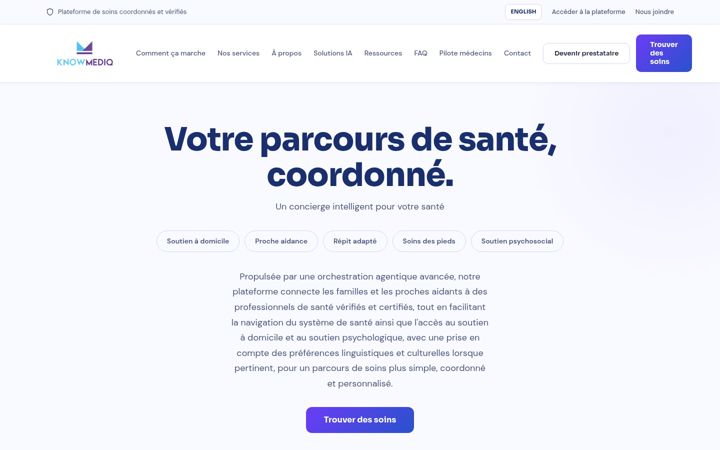 Screenshot of knowmediq.ca