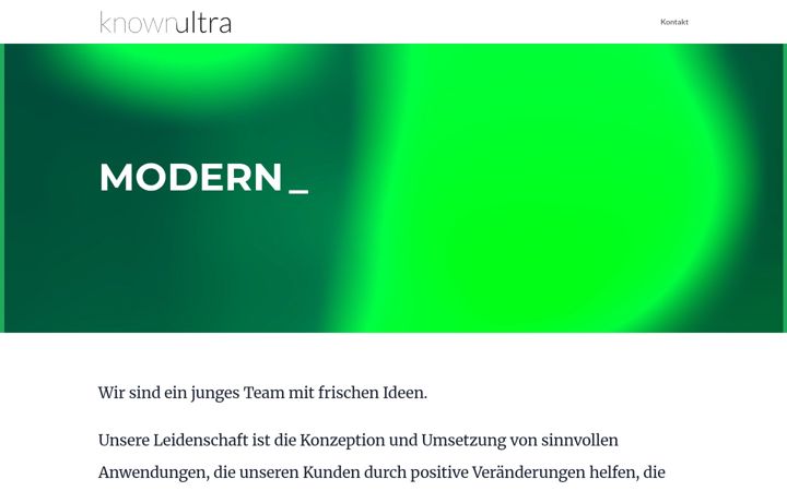 Screenshot of knownultra.de