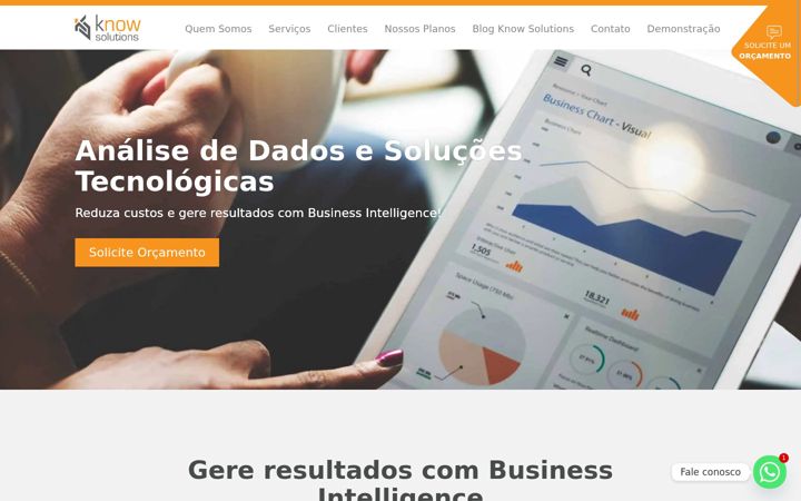 Screenshot of knowsolution.com.br