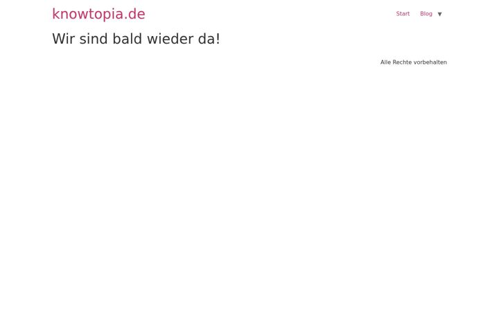Screenshot of knowtopia.de