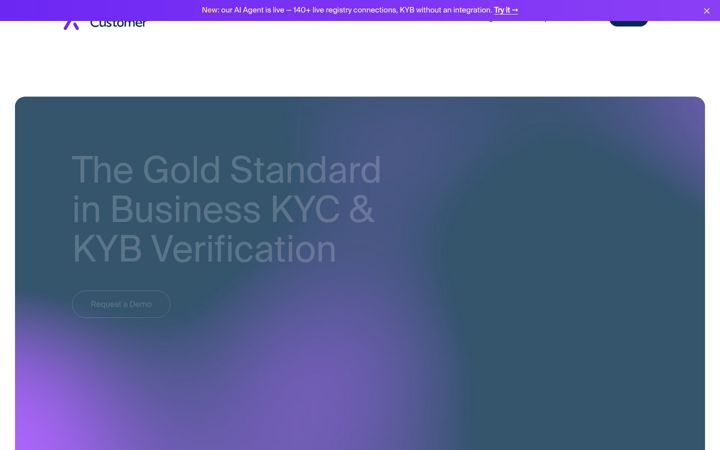 Screenshot of knowyourcustomer.com