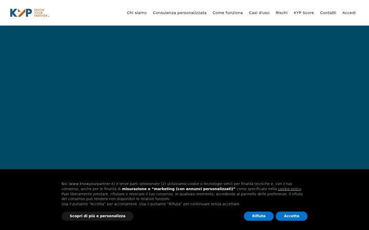 Screenshot of knowyourpartner.it