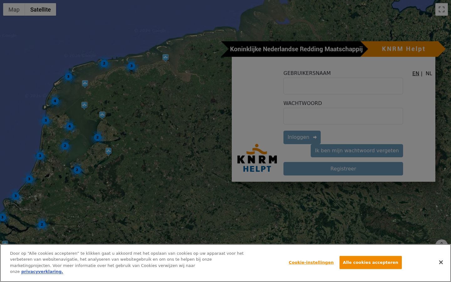 Screenshot des Einwilligungsbanners vor jeglicher Interaktion