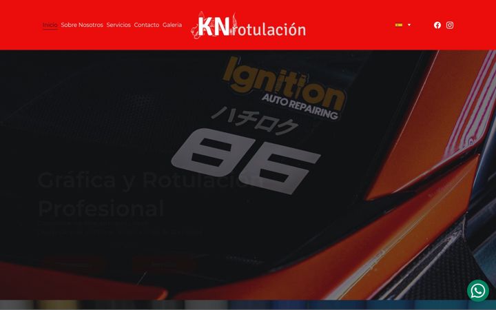 Screenshot of knrotulacion.com