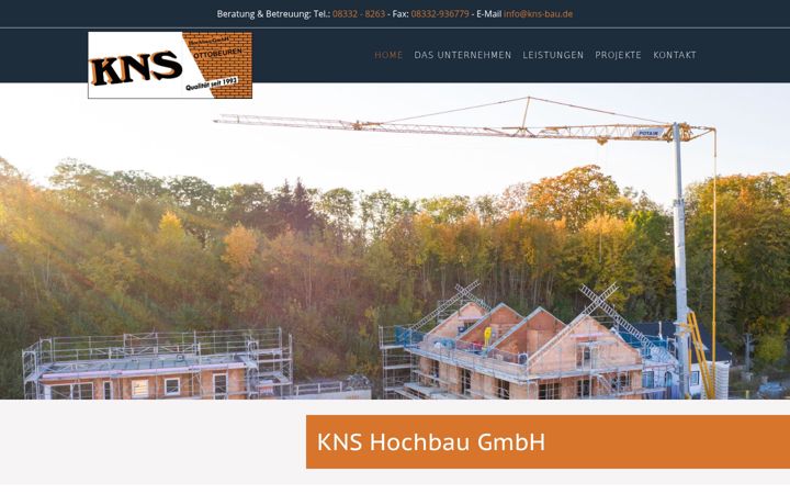 Screenshot of kns-bau.de