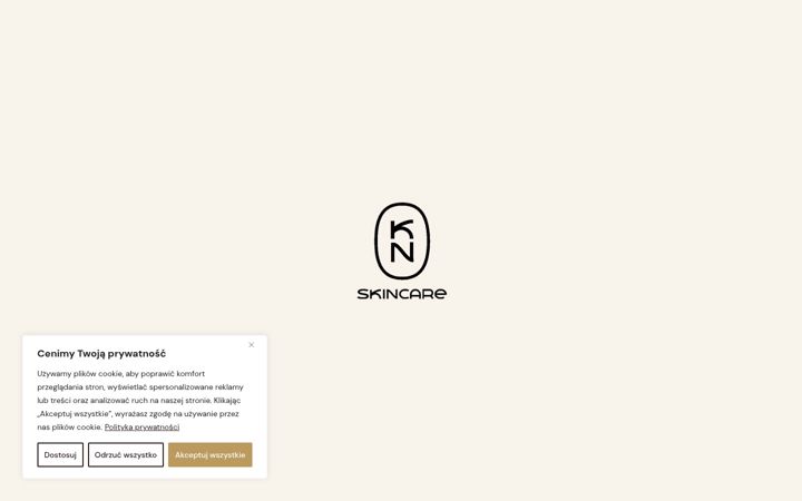 Screenshot of knskincare.eu