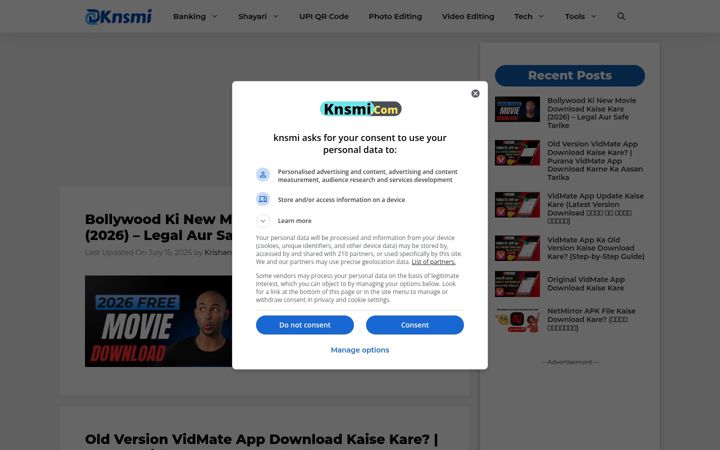 Screenshot of knsmi.com