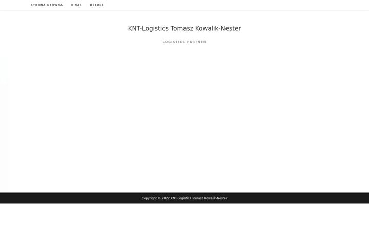 Screenshot of knt-logistics.eu