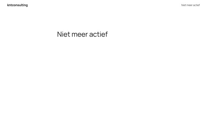 Zrzut ekranu kntconsulting.be