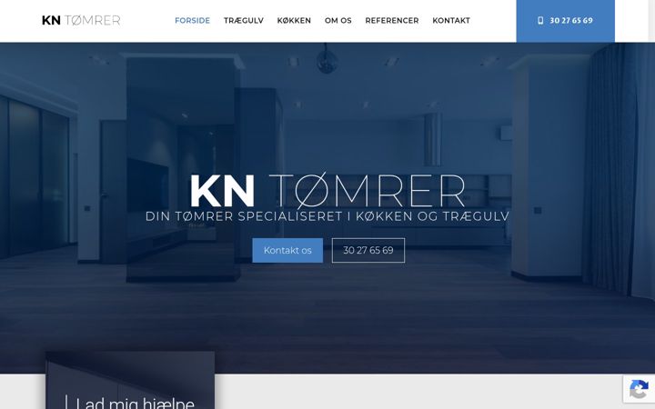 Screenshot of kntomrer.dk