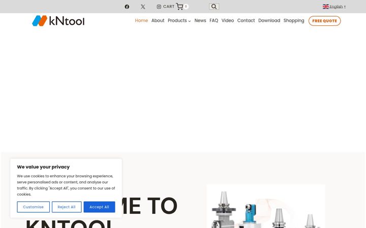 Screenshot of kntool.com