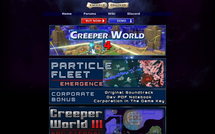 Screenshot of knucklecracker.com